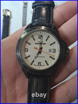 Vintage Watch Lot 9 pcs Timex Seiko Gubelin Lorus Carriage For Parts Repair