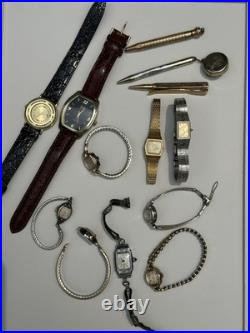Vintage Watch Lot- For Parts or Repair NOT TESTED