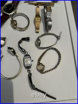 Vintage Watch Lot- For Parts or Repair NOT TESTED