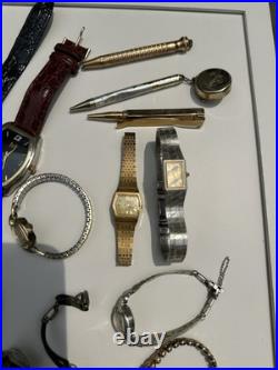Vintage Watch Lot- For Parts or Repair NOT TESTED