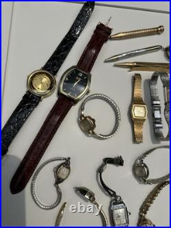 Vintage Watch Lot- For Parts or Repair NOT TESTED