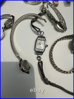 Vintage Watch Lot- For Parts or Repair NOT TESTED
