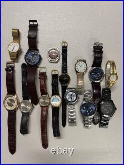 Vintage Watch Lot Mixed Brands Accutron Timex IZOD Geoffrey Beene Parts Repair