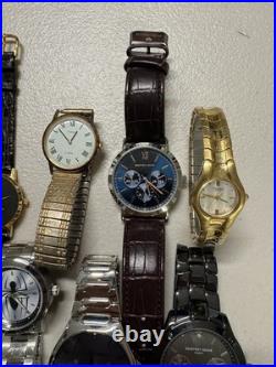 Vintage Watch Lot Mixed Brands Accutron Timex IZOD Geoffrey Beene Parts Repair