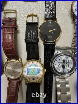 Vintage Watch Lot Mixed Brands Accutron Timex IZOD Geoffrey Beene Parts Repair