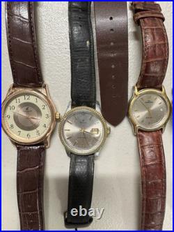 Vintage Watch Lot Mixed Brands Accutron Timex IZOD Geoffrey Beene Parts Repair