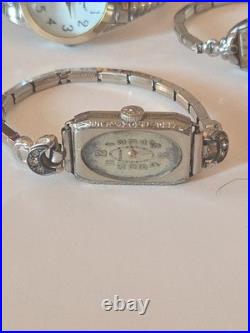 Vintage Watch Lot Parts Repair Working -34 Total Please Read -seiko Movado