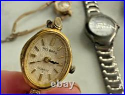 Vintage Watch Lot Seiko Bulova Timex Wittnauer Parts Repair