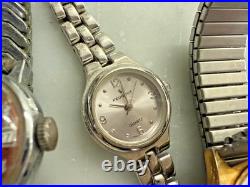 Vintage Watch Lot Seiko Bulova Timex Wittnauer Parts Repair