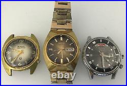 Vintage Watch Lot for Parts Or Repair