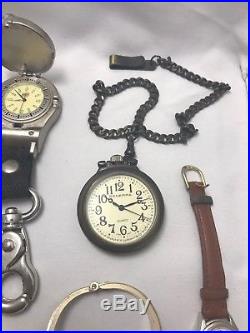 Vintage Watch Lot of over 14 Plus Watches For Parts, Repairs Etc