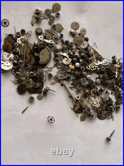 Vintage Watch Parts Lot Mixed Gears Cogs Wheels Watchmaker Repair Scrap Bulk