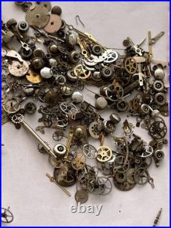 Vintage Watch Parts Lot Mixed Gears Cogs Wheels Watchmaker Repair Scrap Bulk