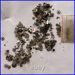 Vintage Watch Parts Lot Mixed Gears Cogs Wheels Watchmaker Repair Scrap Bulk