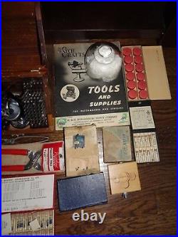 Vintage Watch Repair Collection Tools, Watch Parts, 1940's Up