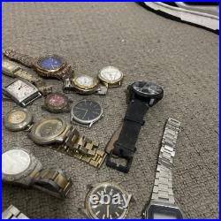 Vintage Watches Job Lot Parts/ Repair 3.8kg Watch Lot As is Faulty Lot