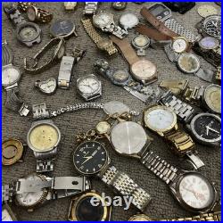 Vintage Watches Job Lot Parts/ Repair 3.8kg Watch Lot As is Faulty Lot