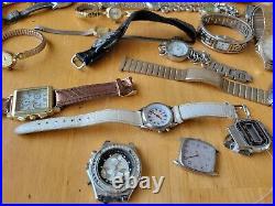 Vintage Watches Mens Womens Mixed Lot of 88 Estate Find Parts Repair