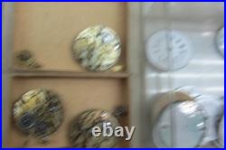 Vintage Watchmaker Repair Lot Rare Antique Movements Parts Dials