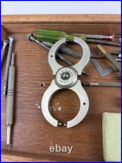 Vintage Watchmaker Tools Lot Watch Clock Repair Parts Washers Springs