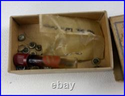 Vintage Watchmaker Tools Lot Watch Clock Repair Parts Washers Springs