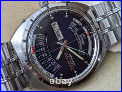 Vintage Wittnauer 2000 Dress Watch withBlue Dial, Orig Band, Runs FOR PARTS/REPAIR