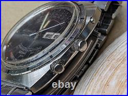 Vintage Wittnauer 2000 Dress Watch withPatina, Orig Band, Runs FOR PARTS/REPAIR