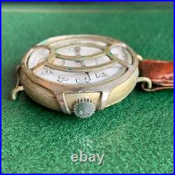 Vintage Worcester Swiss 15 Jewels Trench Wristwatch Runs PARTS / REPAIR