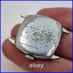Vintage World War Era CYMA Cushion Case Military Wrist Watch PARTS REPAIR
