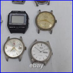 Vintage Wrist Watch Lot 16 Untested AS-IS Parts/Repair Mechanical / Quartz