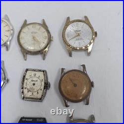 Vintage Wrist Watch Lot 16 Untested AS-IS Parts/Repair Mechanical / Quartz