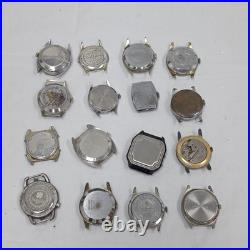 Vintage Wrist Watch Lot 16 Untested AS-IS Parts/Repair Mechanical / Quartz