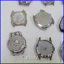 Vintage Wrist Watch Lot 16 Untested AS-IS Parts/Repair Mechanical / Quartz