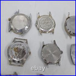 Vintage Wrist Watch Lot 16 Untested AS-IS Parts/Repair Mechanical / Quartz