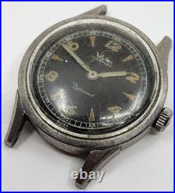 Vintage Wyler Incaflex Dynawind Black Dial Manual Watch PARTS REPAIR