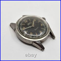 Vintage Wyler Incaflex Dynawind Black Dial Manual Watch PARTS REPAIR