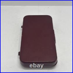 Vintage Yale Tuffy Watch, Leather Band, Swiss Made Original Case Parts Or Repair