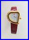 Vintage Yves Saint Laurent Heart Women Watch Quartz Red For Parts/Repair Only