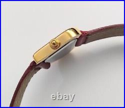 Vintage Yves Saint Laurent Heart Women Watch Quartz Red For Parts/Repair Only