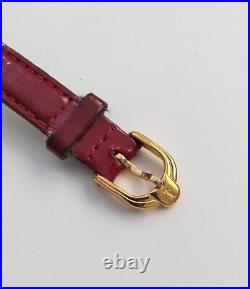 Vintage Yves Saint Laurent Heart Women Watch Quartz Red For Parts/Repair Only