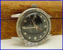 Vintage Zodiac Aerospace Automatic Watch parts/repair as-is Estate Find