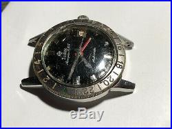 Vintage Zodiac GMT Aerospace 24hr 1960s Watch Parts/repair