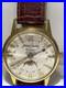 Vintage Zodiac Moon phase Triple Date Men’s Wristwatch Automatic Parts or Repair