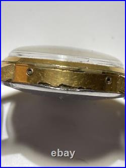Vintage Zodiac Moon phase Triple Date Men's Wristwatch Automatic Parts or Repair