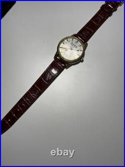Vintage Zodiac Moon phase Triple Date Men's Wristwatch Automatic Parts or Repair