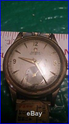 Vintage men's Omega 10k gold filled automatic windup watch parts or repair 1974