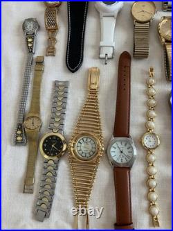 Vintage to Now Men's Women's Watch Lot Untested Parts or Repair
