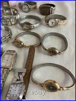 Vintage to Now Men's Women's Watch Lot Untested Parts or Repair