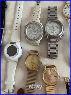 Vintage to Now Men's Women's Watch Lot Untested Parts or Repair