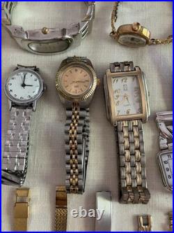 Vintage to Now Men's Women's Watch Lot Untested Parts or Repair